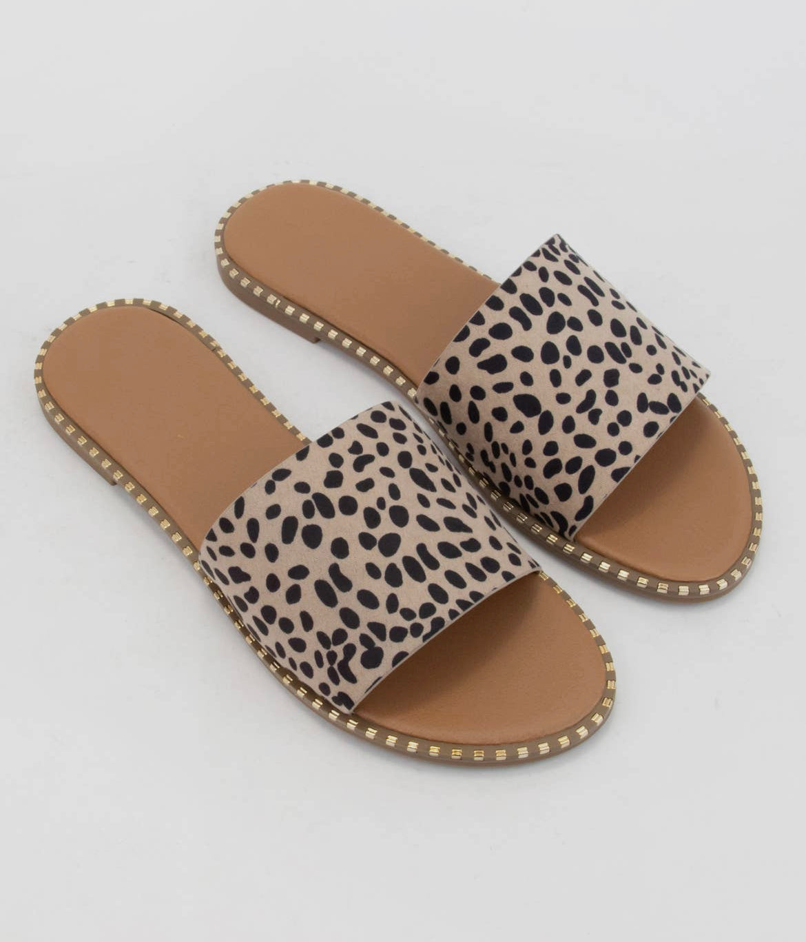 Cheetah hot sale slide sandals